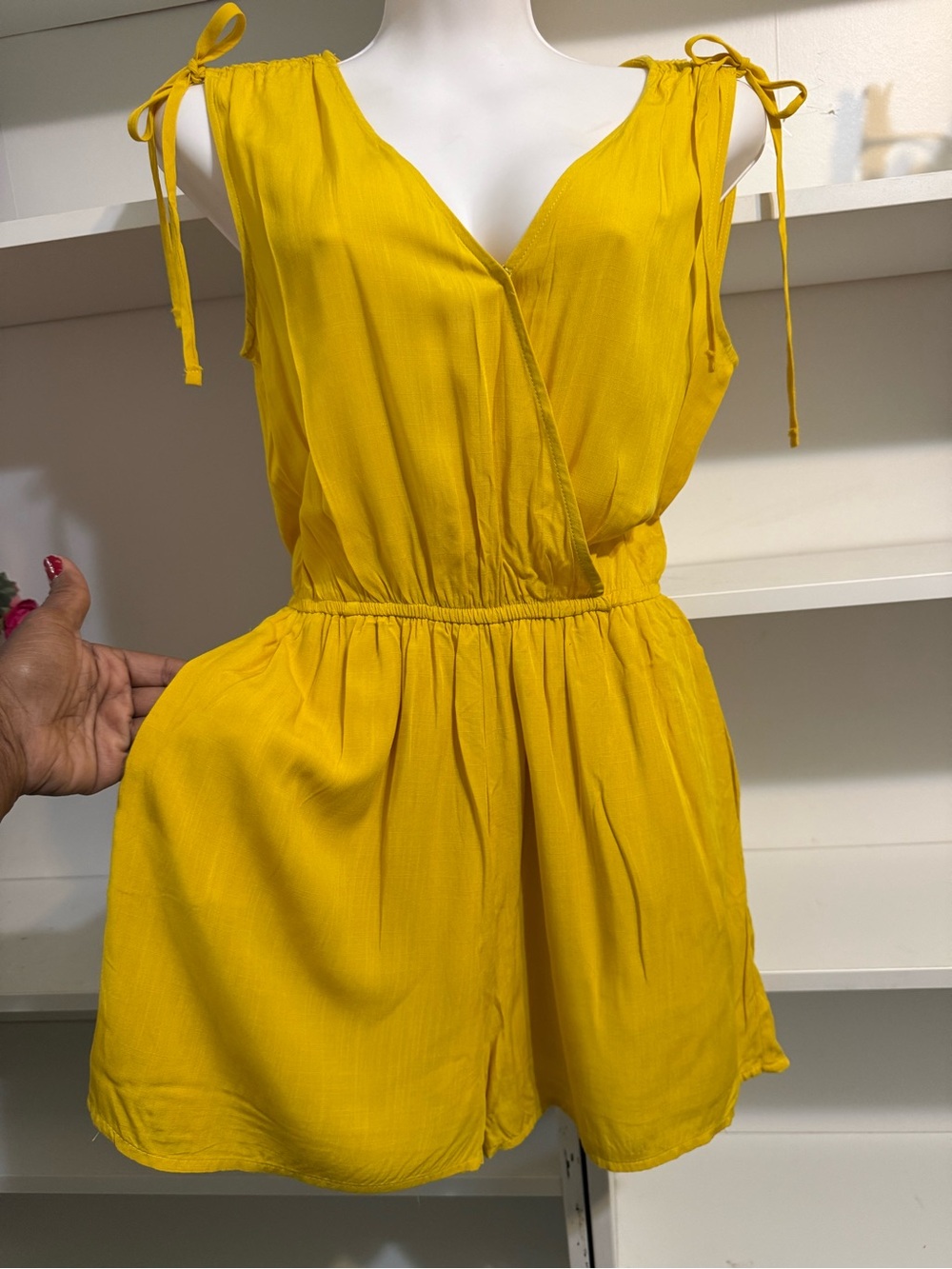 ONE CLOTHING, YELLOW ROMPER • SM - Picture 4 of 8